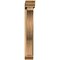 Ekena Millwork Funston Traditional Rough Sawn Bracket w/ Offset Brace, Western Red Cedar, 6"W x 28"D x 40"H BKT0604X28X40FST01RWR - alternate 3
